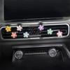 1/2/3PCS Fragrance Flower Decoration Cleaning Fresh Car Air Freshener Car Aromatherapy Peach Flower Fragrance Car Perfume