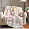 Kawaii Mikko Cartoon Blanket Warm Soft Suitable For Bedroom Sofa Bed Living Room Office Travel Camping Gifts
