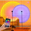 Sunset Lamp: Smart App Dimmable Light for Bedroom, Living Room, and Photography Decor.
