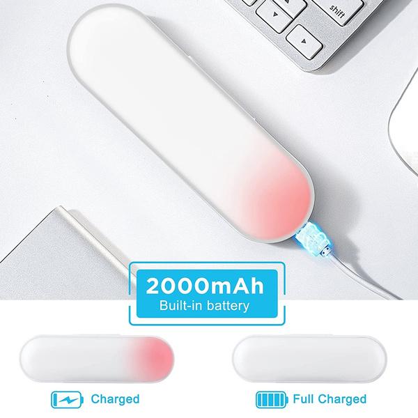 Έλεγχος αφής LED φωτιστικό γραφείου Ενσωματωμένη μπαταρία 1200/2000mAh, Φωτισμός 5 χρωμάτων Ρυθμιζόμενος επαναφορτιζόμενος USB φωτισμός ντουλάπας