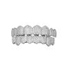 Neues Top Bottom Zähne Grillz Set Zirkonia Punk Zähne Mund Dental Gold Iced Out Grillz für Frauen Männer Körperschmuck