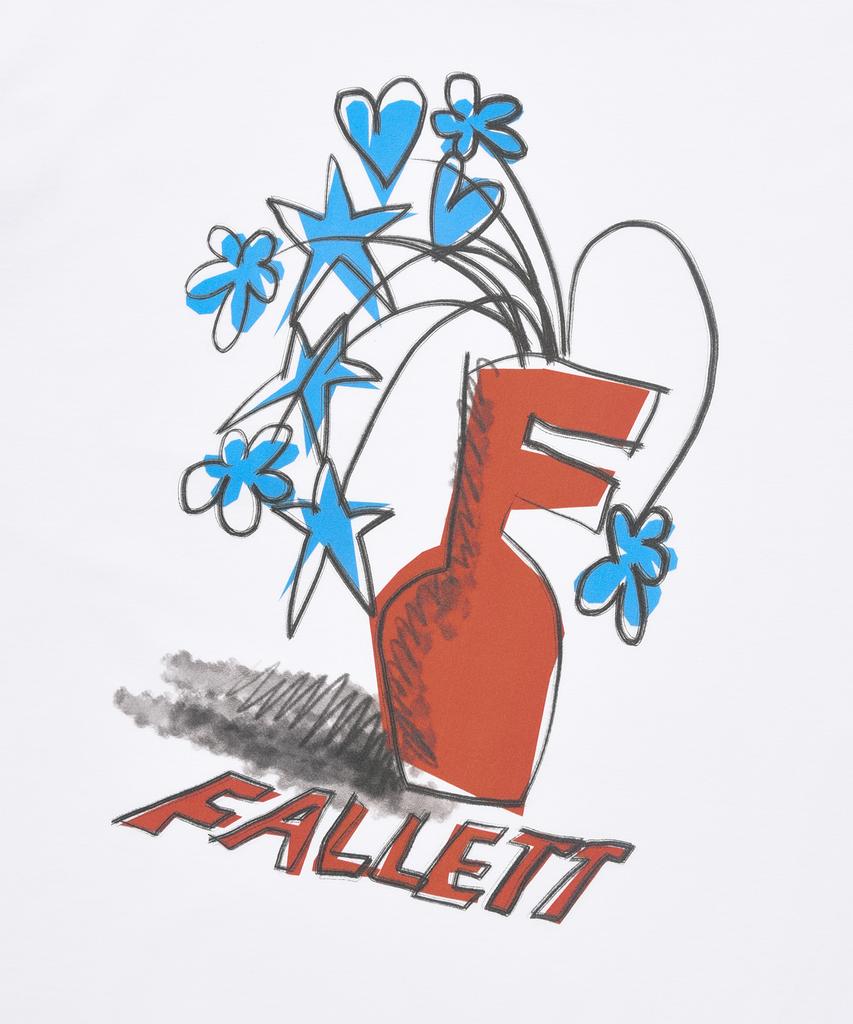 Palet Drawing Base Short Sleeve T-Shirt White