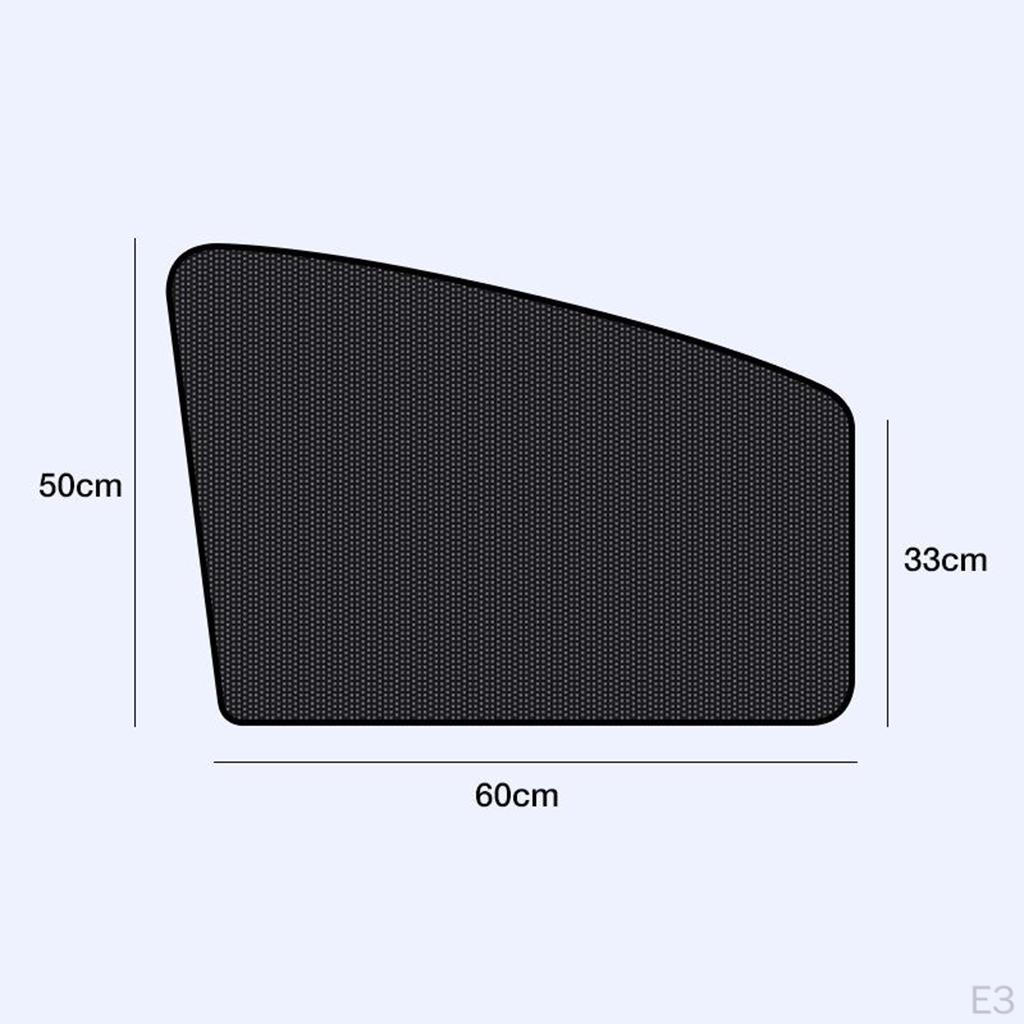 Car Window Shade 20"x14" Cling for Windows Adult 9.79% A 5% B Privacy Easy Installation