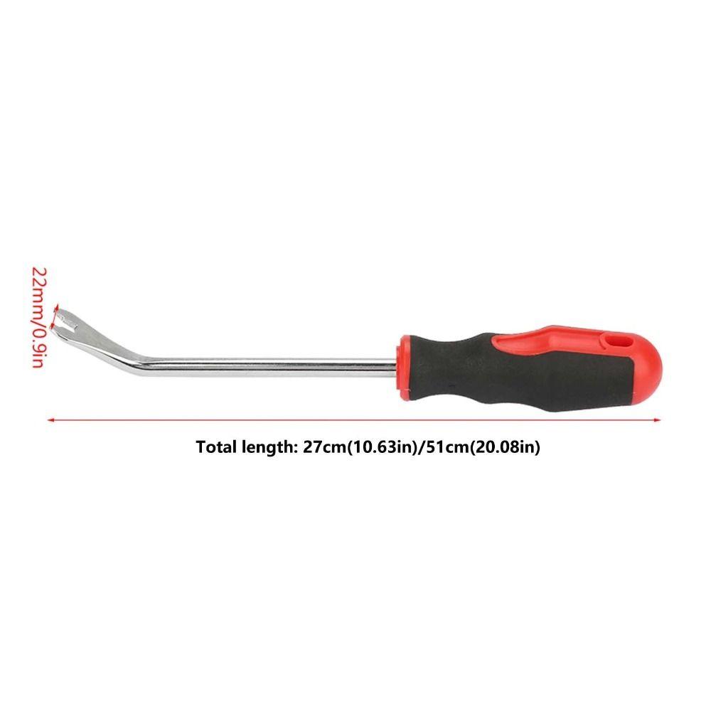 Chrome Vanadium Steel Car Door Panel Fastener Nail Puller Fastener Screwdriver  Open Pry Tool
