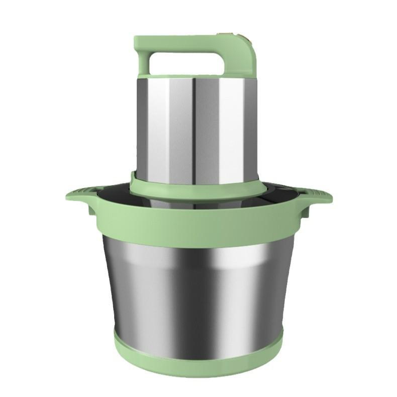 6L Stainless Steel Electric Meat Grinder & 8L Food Processor: Multifunctional for Mincing, Chopping, Baby Food, and Dough Kneading