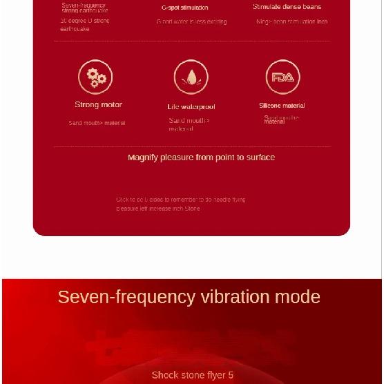 Sex Toy G-Spot Vibrator Massage Clitoris Stimulate Female Masturbation Mute Charging Honey Bean Stick Three-Head Climax