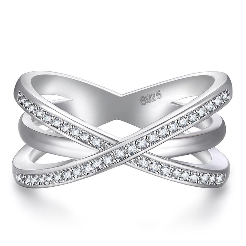 Jewelry Cross Diamond White Gold Ring no. 10