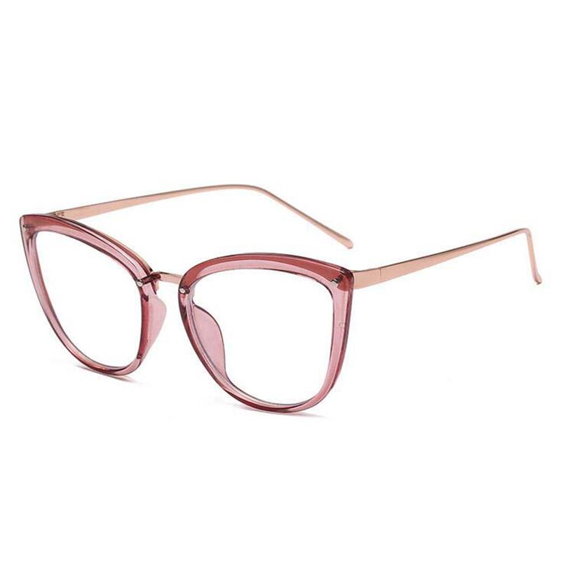 

Spring Hinge Women Cat Eye Prescription Glasses For The Nearsighted Anti Blue Rays Myopia Spectacles Power 0 -0.5 -0.75 To -6.0 0