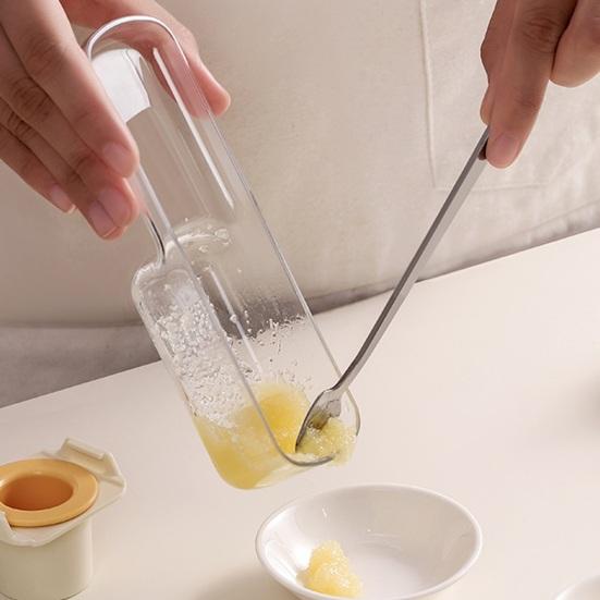 מגרסת שום וג'ינג'ר 3 ב-1, פורסת תפוחי אדמה, כלי קוצץ מטבח רב-תכליתי למחית שום, משחת ג'ינג'ר וגריסת ירקות