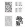 Textured Embossing Folder Paper Craft Decorative Embossing Stencils Textured Scrapbooking Templates for Card Making