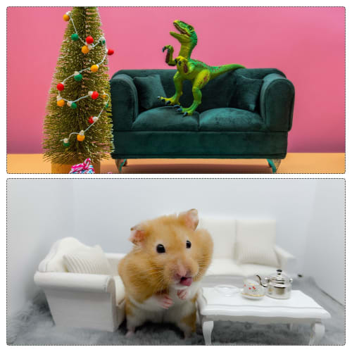 uxcell Dollhouse Flooring, 12" X 8", Silk Pattern Brown, Dollhouse Wallpaper and Flooring, Dollhouse Sand Table Model Accessories, Set of 5