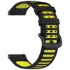 22mm Silicone Watch Band for Xiaomi Watch S4 Sport/Keep Watch Pilot 1/Samsung Galaxy Watch3 45mm Sport Strap