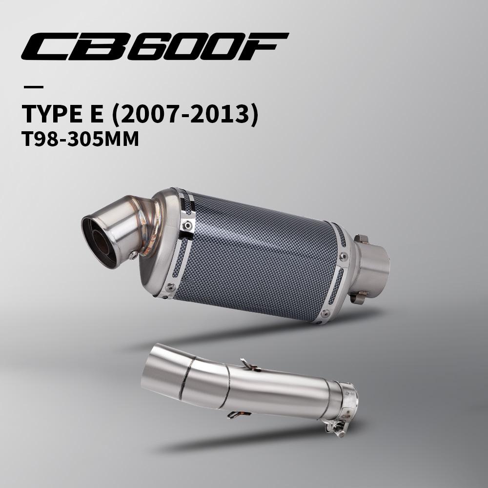 For Hornet CB600F CB 600F 2007- 2013 Hornet CB600 Exhaust Muffler Middle CB600F Link Pipe Escape Pipe Slip-on