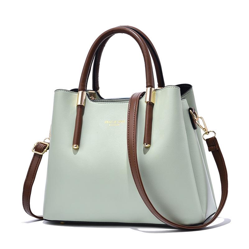 Borsa a tracolla tote in pelle PU di grande capacità per donne di mezza età