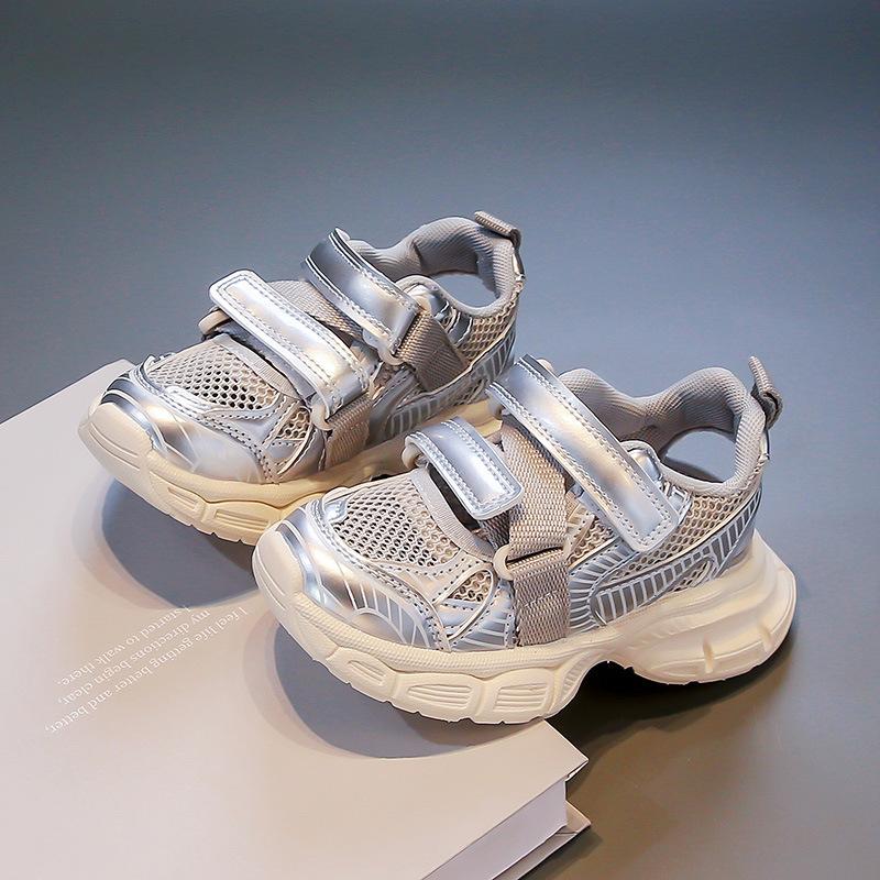 2025 Summer Popular Mesh Breathable Frame Shoes Soft Sole Non-slip Baby Girl Casual Shoes Fashion Boys Sandals