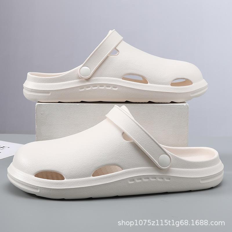 Summer new men's Baotou drag casual versatile non-slip wear-resistant lightweight beach wear cool slippers