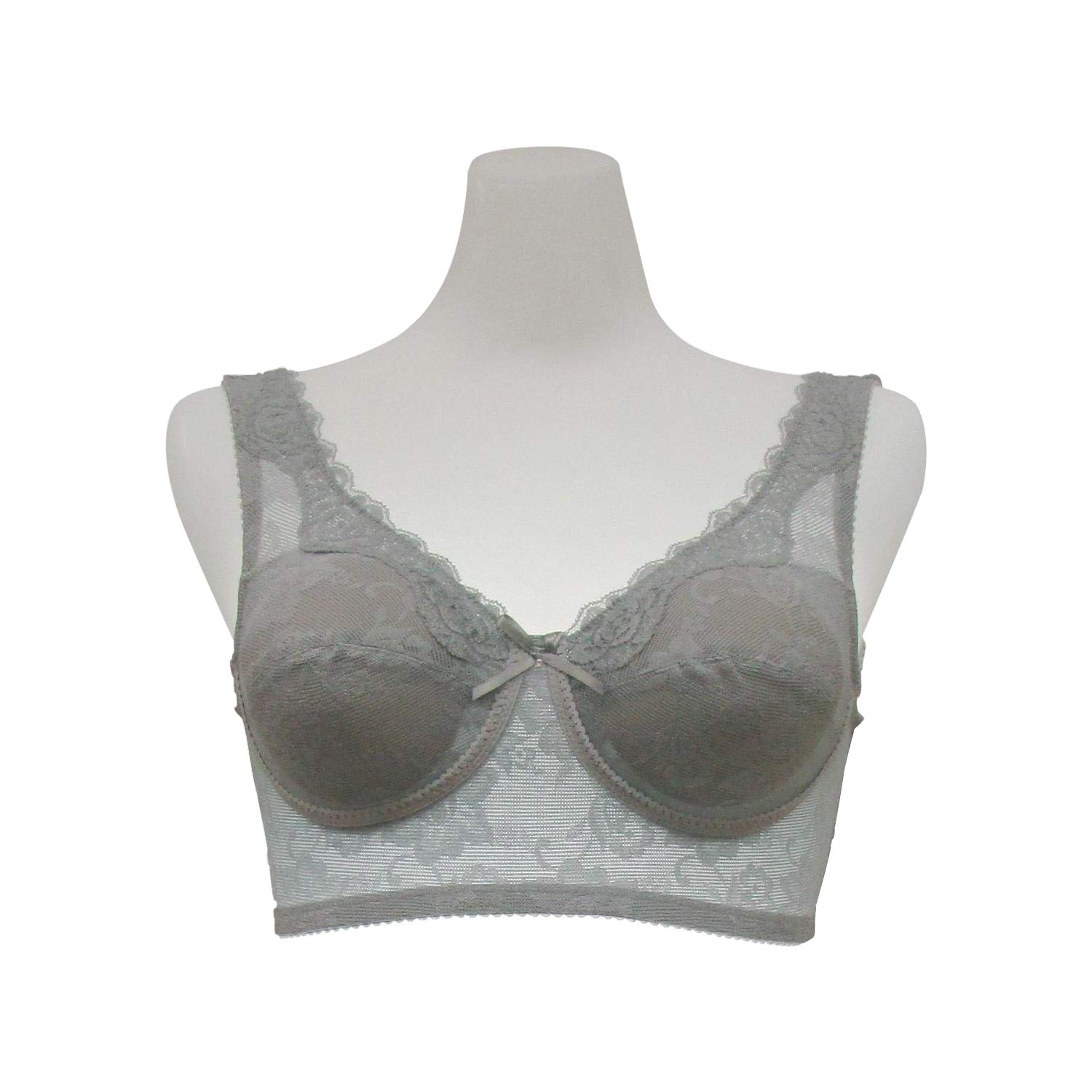 

TAMURA Yauco Cotton Comfort Bra YTA07 Powder Gray 3L