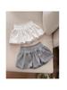 2025 Autumn Korean Spicy Girl Tulip Skirt: Slimming Drawstring Ruffle Design