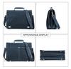 Black Angel Genuine Leather Men's 14-inch Laptop Business Briefcase