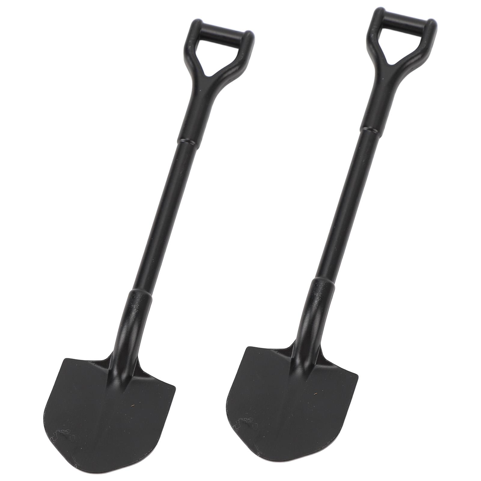 

2pcs Shovel Simulation Accessories Decoration RC Shovel Tools for 1/10 1/24 1/18 RC Crawler Car