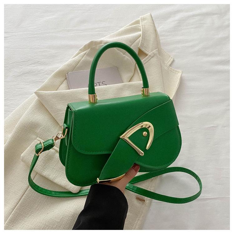 Trend Niche Design Versatile Small Square Bag Women's Bag 2025 Foreign Style Solid Color Simple Wind High Texture Oblique Span Handbag