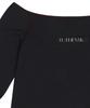 Yusentig Stitch Off-Shoulder T-Shirt Charcoal Gray Aw5Xe2329E