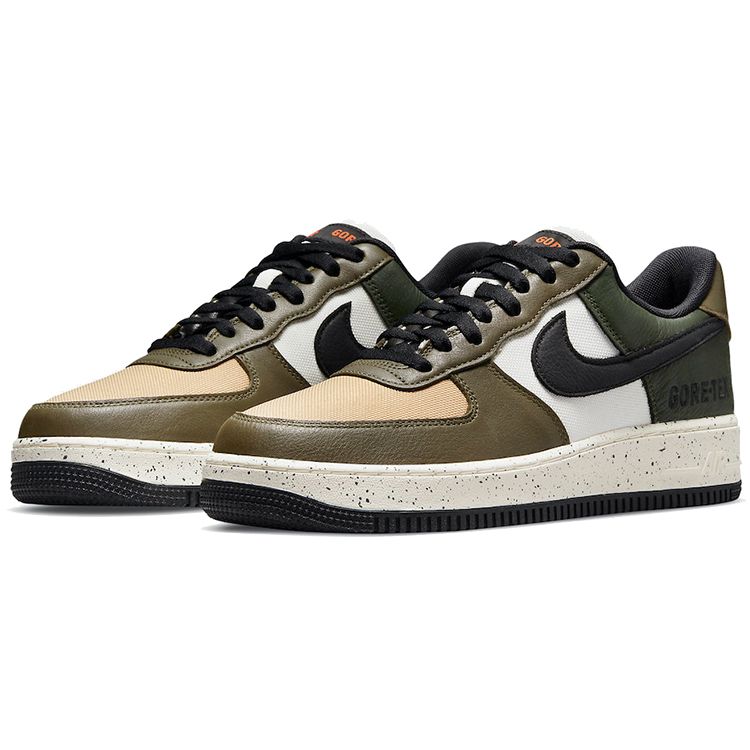 Nike Air Force 1 Low GORE-TEX Escape Unisex Sneakers Green Forest-Green Brown DM6435-222