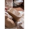 36-45 Thick Soled Warm Cotton Shoes for Women, Winter Outerwear, Anti Slip, Odor Proof, and Fleece Cotton Slippers for Women