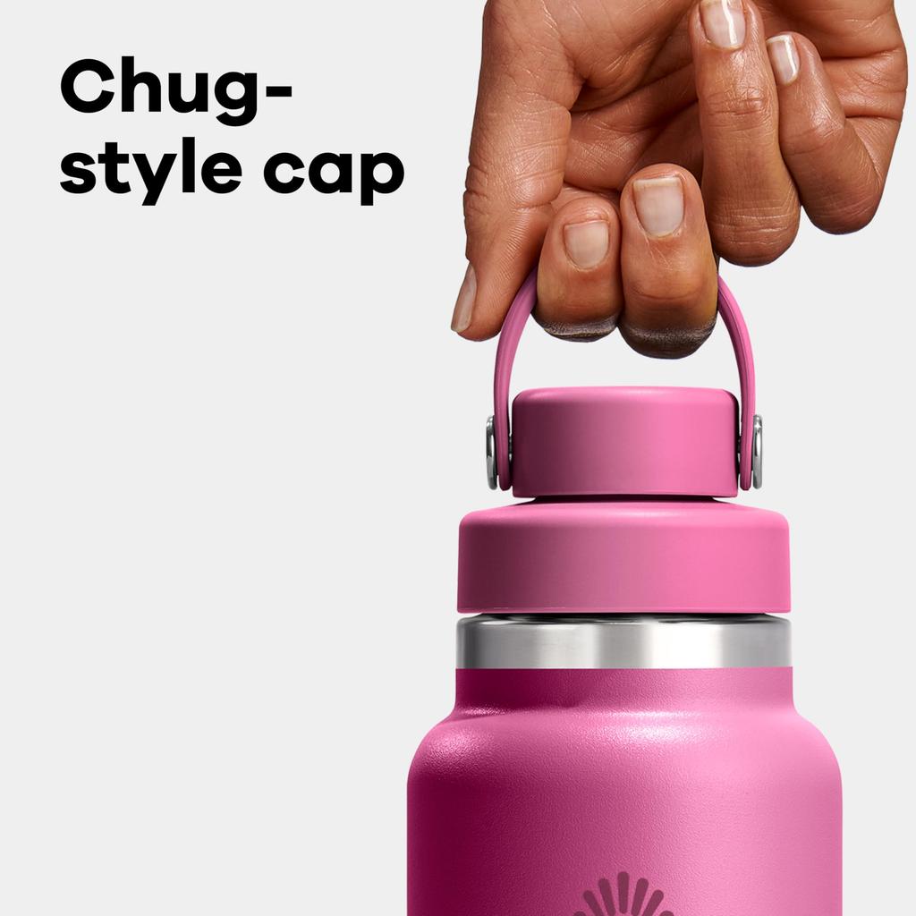 Stainless Steel Bottle Wide Mouth Flex Chug Cap Wide Mouth Flex Chug Cap 32oz 946ml Aloe Insulated Water Bottle Japanese (Authentic Product)