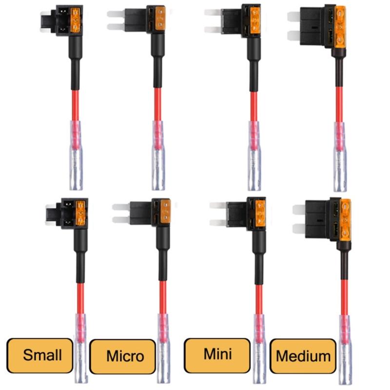 Universal Dashboard Cams  Power Kit Easy Install Dashboard Cams  Wiring with Enhanced Battery Management Three Wire Designs for Car