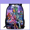 Monster High 15in Oxford Backpack Spacious Single Compartment Durable School Bag For Teens