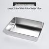 Stainless Steel Rectangular Serving & Baking Pan with Lid