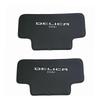 Kick Guards for Mitsubishi New Delica Mini 2023 Rear Seat Seat Back Protectors for Driver and Passenger Embroidered Kick Stain Easy Installation