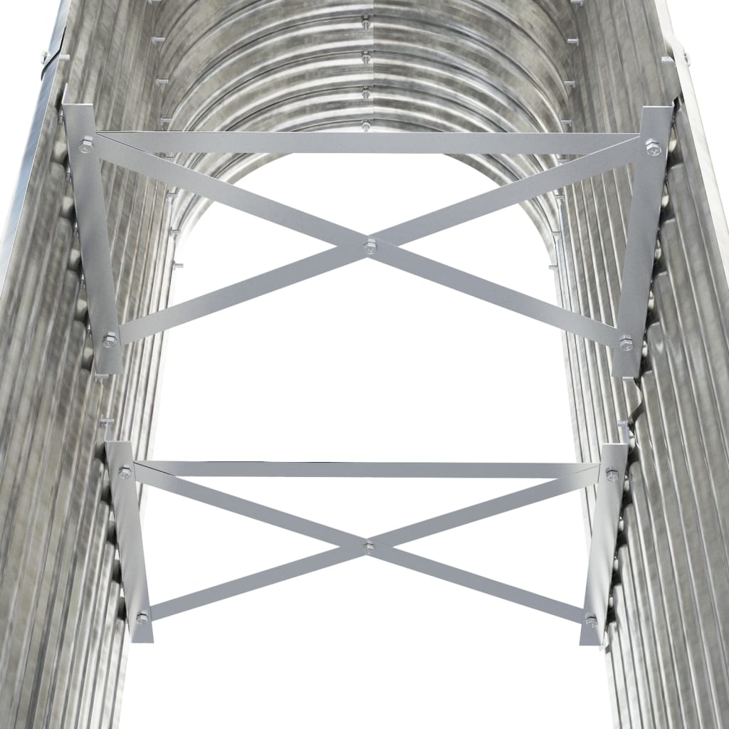 Vidaxl Podwyższona Donica, Malowana Proszkowo Stal 114X40X68 Cm