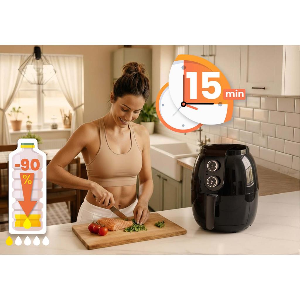 Air Fryer 3.6L Berdsen Bd-650