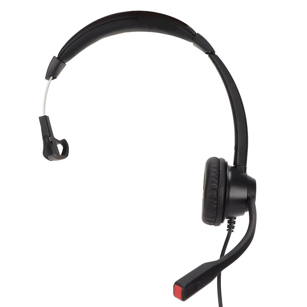 Kundenservice Kopfhörer Telefon Headset Lautsprecher Lautstärkeregelung Mikrofon Stummschaltung Monaural RJ9 Business Headset Schwarz