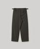 ANOTHER OFFICE Tropical-Wool Utility Pants (Dark Oak)
