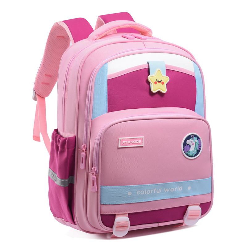Stylish 2024 New Trendy Primary School Backpack With Colorful Design Lightweight And Breathable