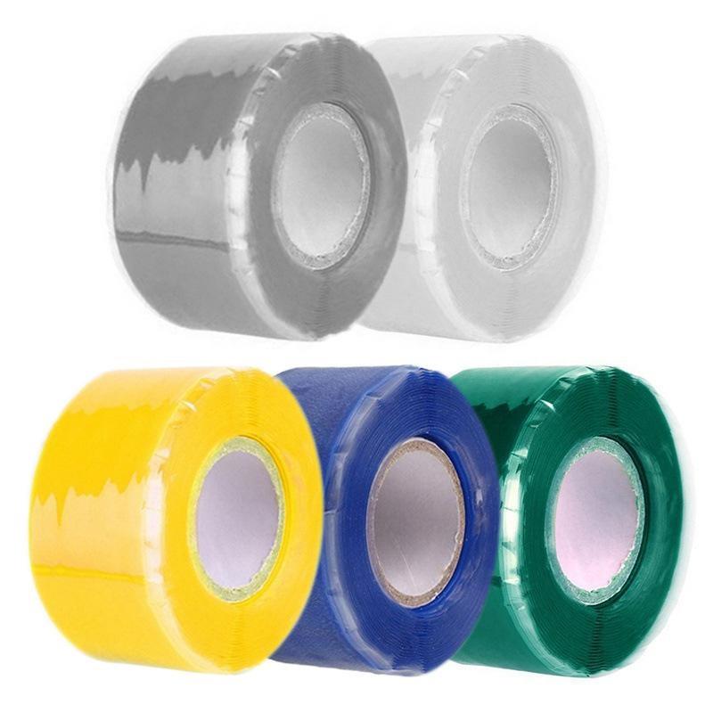 2PC Super Strong Silicone Waterproof Duct Tape Instant Stop Leaks Seal Repair Insulating Adhesive Tape for Pipe Roof Hose Pool Crack Fix
