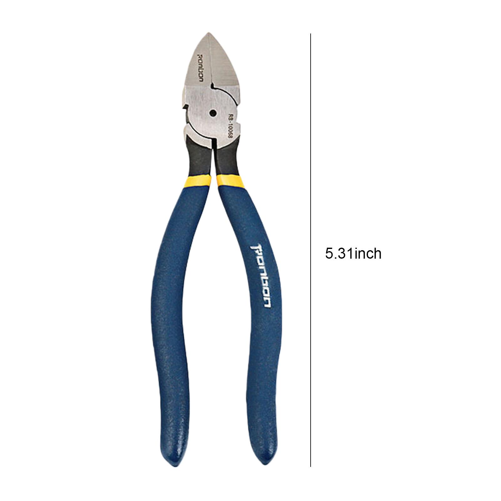 

5/6/8in Wire Stripping Tool Diagonal Cutting Pliers MultiPurpose Side Cutter Cable Burrs Nipper Electrician DIY Repair Hand Tool