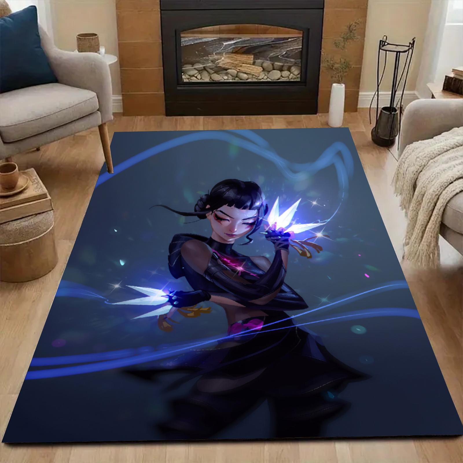 

Demon Hunter Decorative Rug Carpet for Living Rooms Bedrooms Entryways Dining Areas As Well As Outdoor Patios Gardens Yards 80x120cm