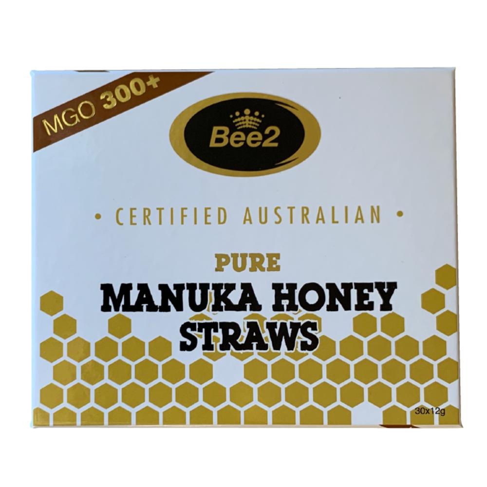 Bee2 Australia Manuka Honey MGO 300+ Straws 12g 30ea