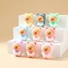 Mini Dora Blind Box Flocking Capybara Doll Model Cute Cartoon Figures Desktop Ornaments Creative Christmas Gift Party Favors
