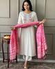 Indian Pakistani Salwar Kameez Women Bollywood Party Wear Top Tunic Kurti Set Dress