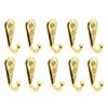 10 Stück Retro-Haken, europäischer Mini-Haken, Bronze-Verschluss, Kleiderbügel für Kleidung, Schlüssel, Hut, Handtuch, Robe
