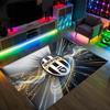 Juventus FC Design Crystal Velvet Carpet Cozy Non?Slip Printed Rug For Bedroom Living Room Entrance
