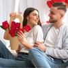 20pcs Kraft Paper Flower Gift Bags For Valentine Wedding