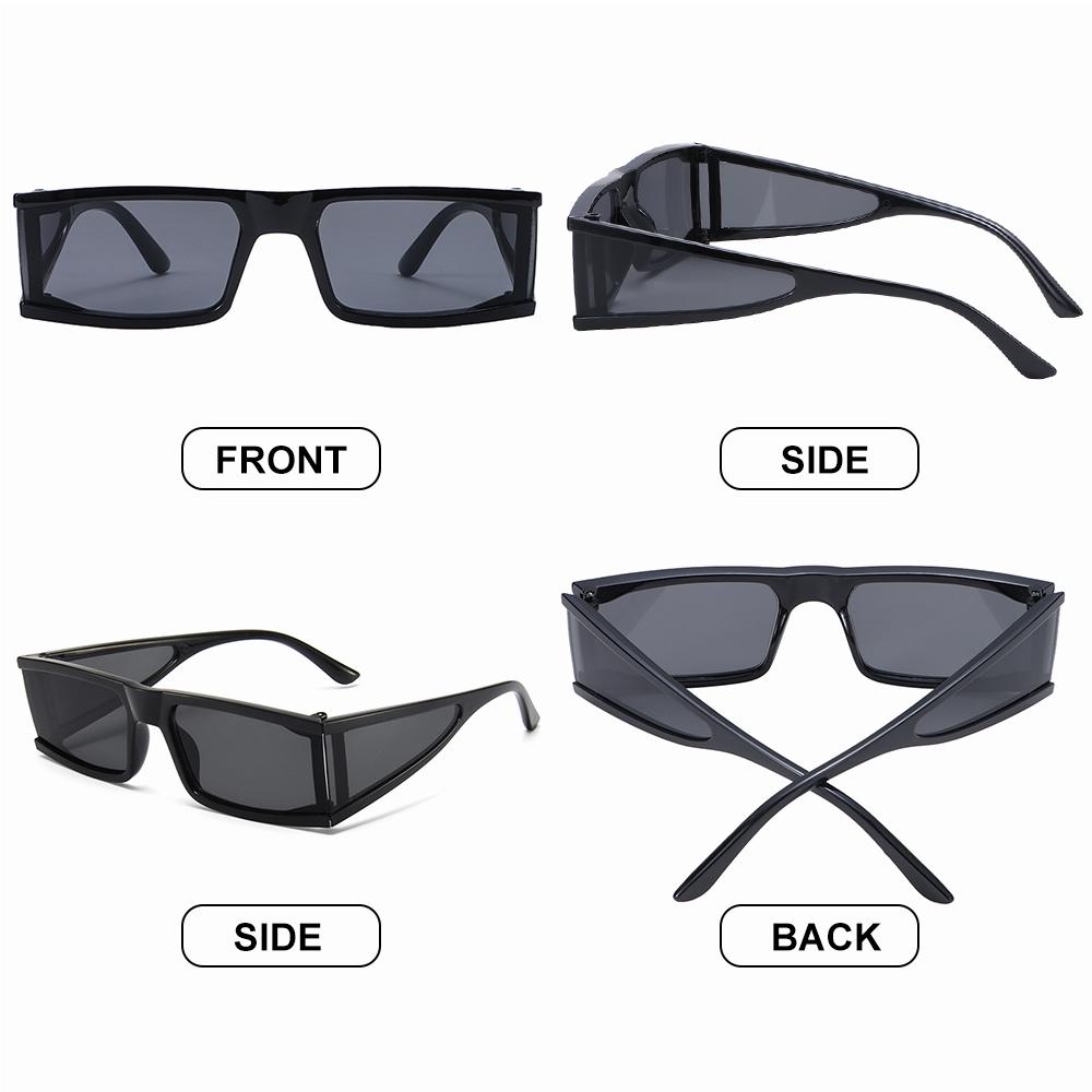 1Pc Brand Designer Small Sunglasses Punk Sunglasses for Women Fashion Retro Rectangle Sun Glasses UV400 Shades Eyewear Hot Sale