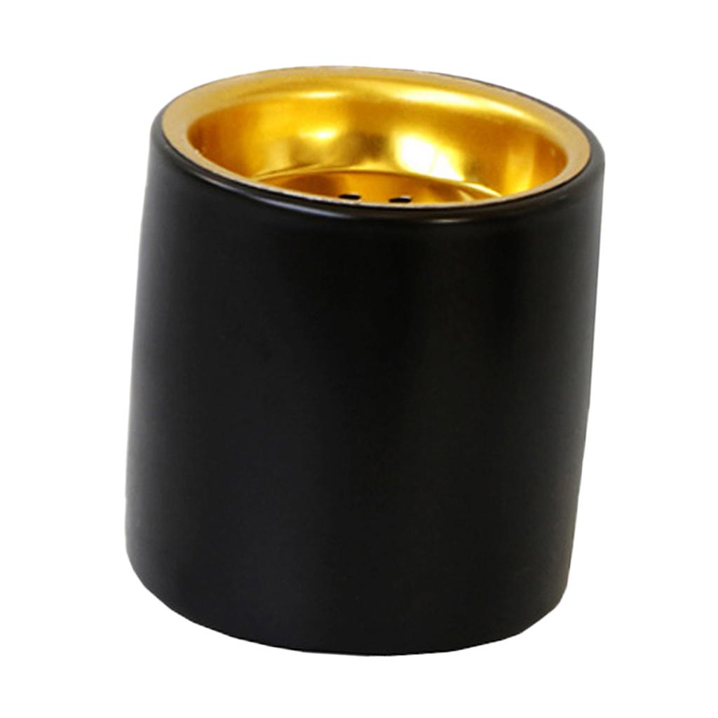 Ceramic Burner House Office Yoga Decoration , Black L, as described