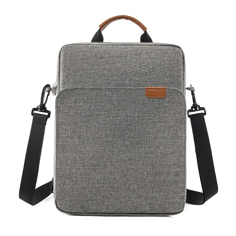 

9-11 Inch Laptop Bag Waterproof Shockproof Tablet Shoulder Case For iPad Pro 11 2025 iPad Air 5 4 Mini 6 Tablet Protective Cover 9-11 Inch сірий